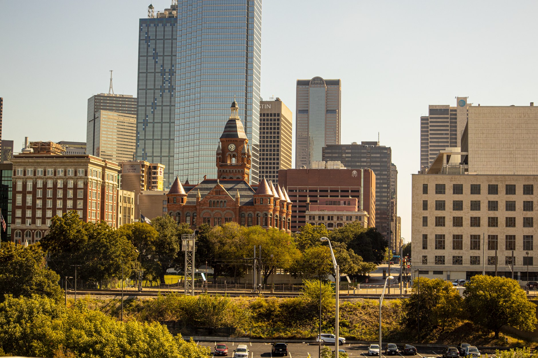 Dallas skyline with the Old Red Museum
